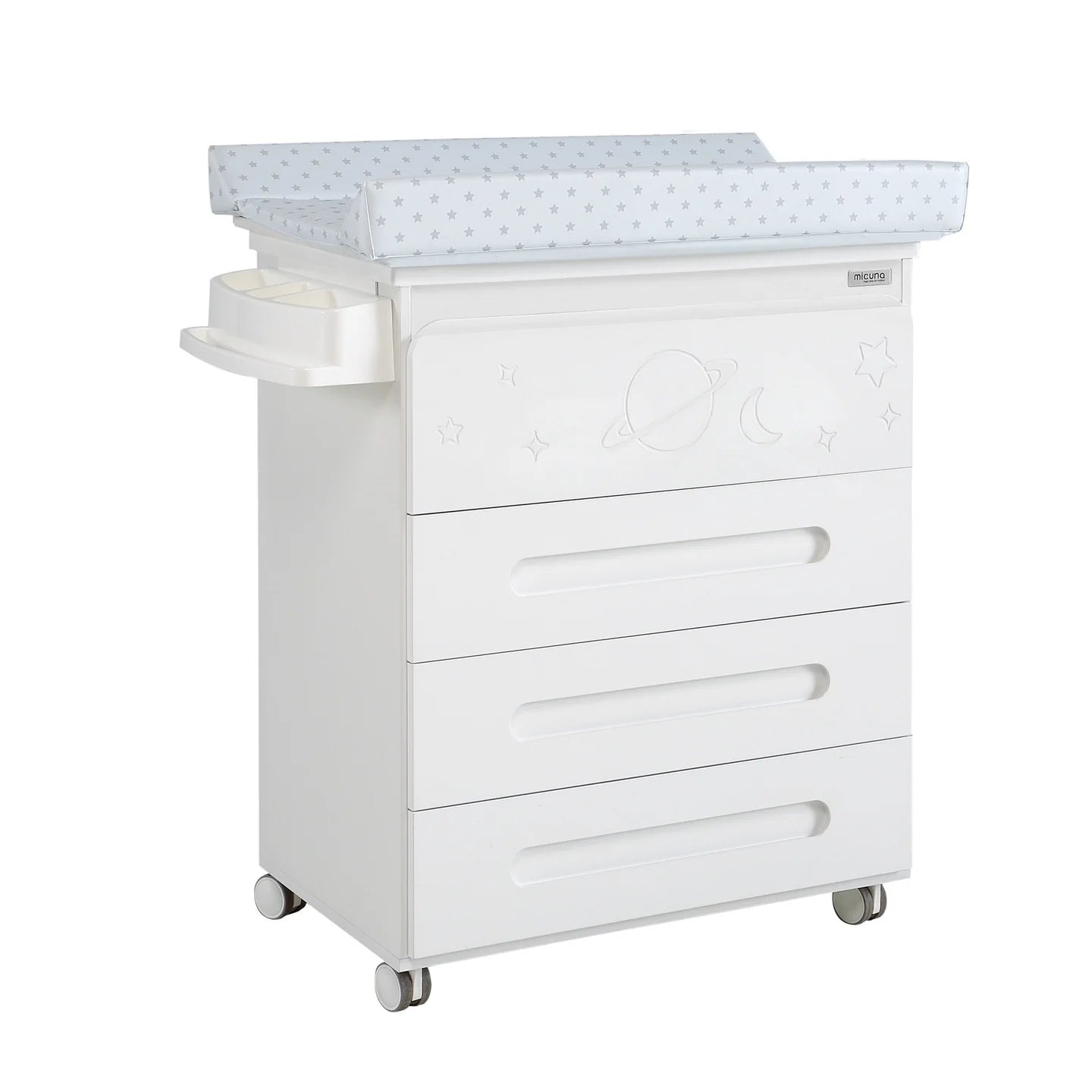 Micuna - Dolce Magic Crib and Changing Table Set White