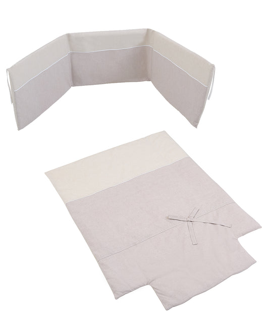MICUNA - KIT DUVET + HEAD PROTECTOR 140X70 NATURE BEIGE