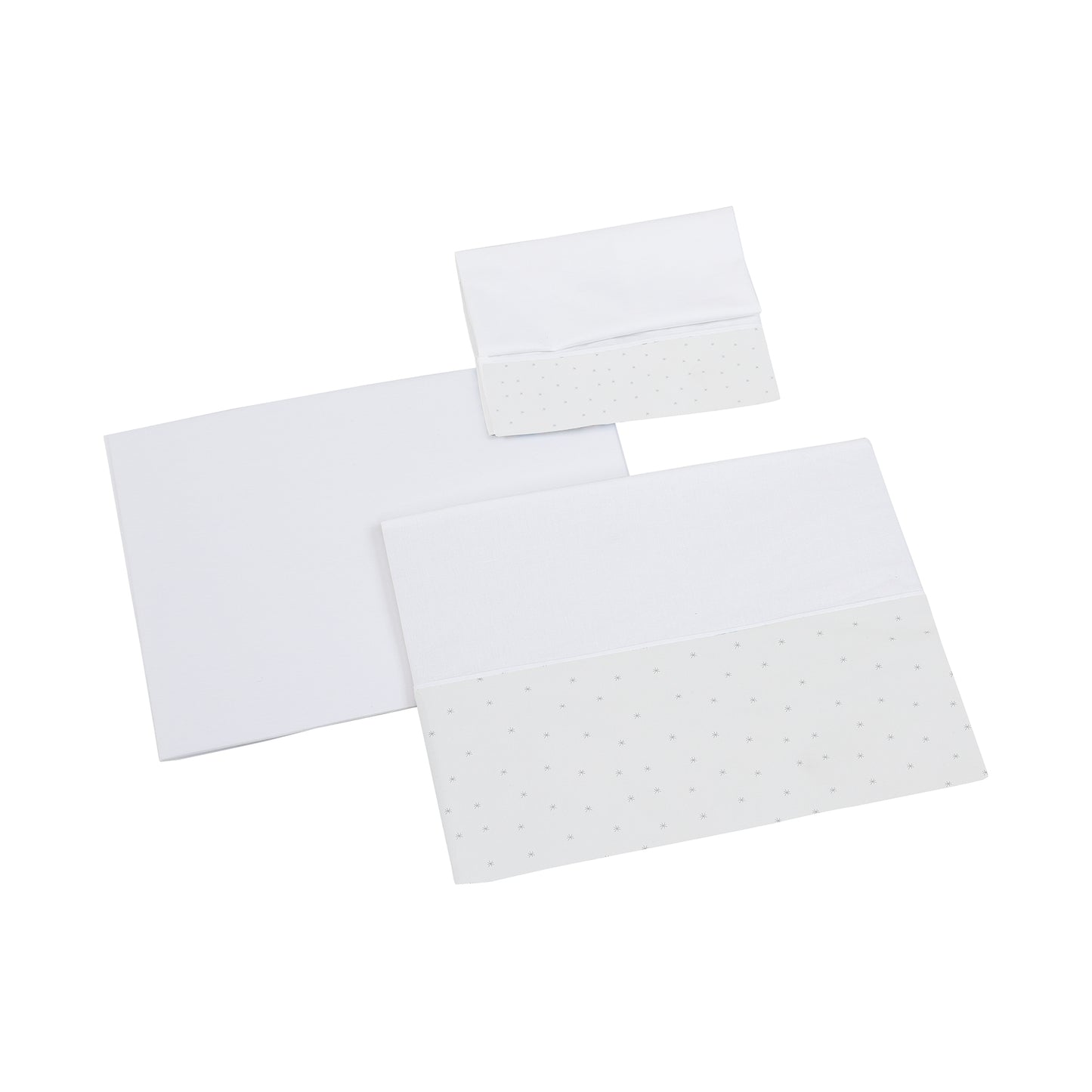 MICUNA - SHINE PACK FITTED SHEETS FOR MINI-COTS (3 UNITS) - 80cm x 50cm