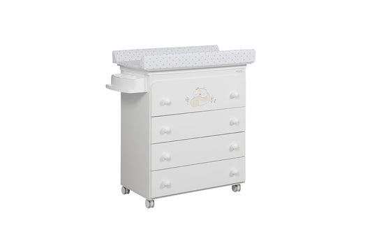 MICUNA - HAPPY BABYBATH B-1940 WHITE/BEIGE DOTS
