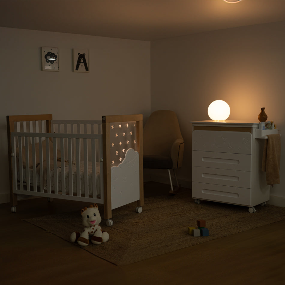 MICUNA - DOLCE MAGIC WHITE COT 120 X 60
