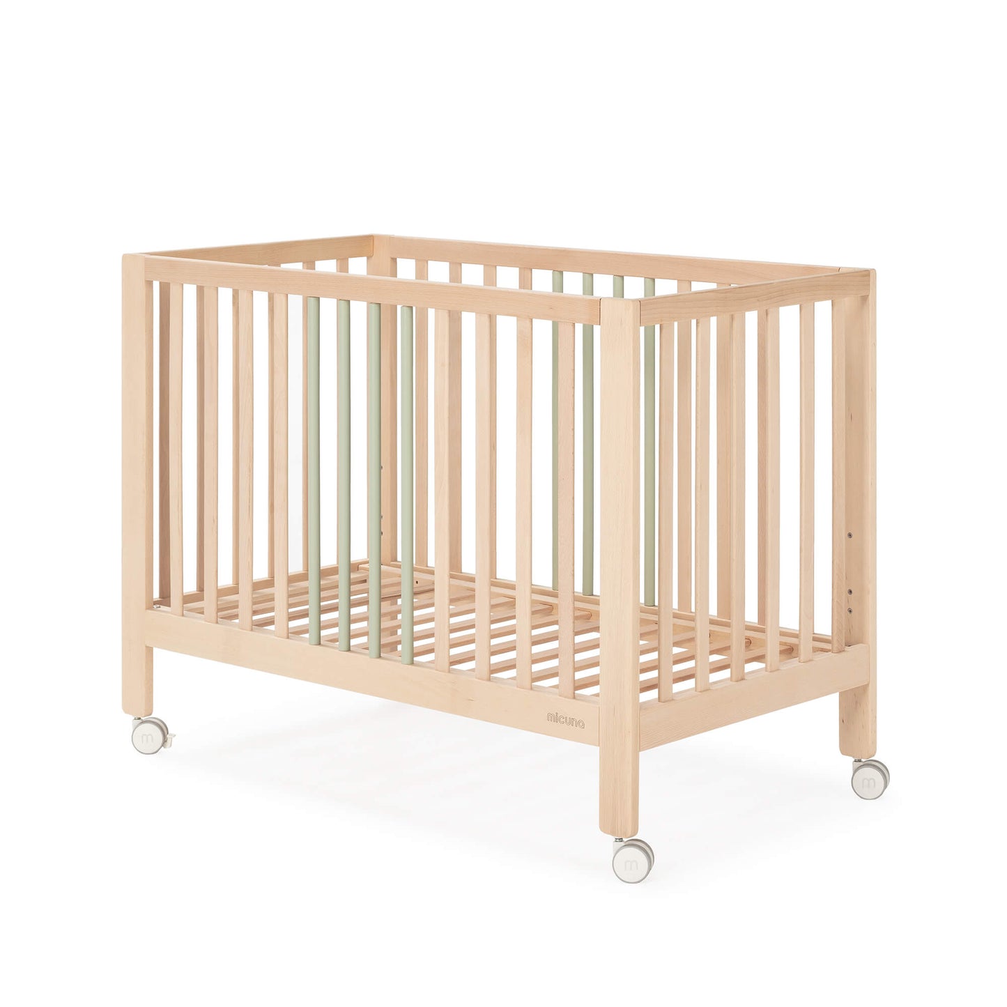 Micuna - NAYRA COT 120X60 WOOD / MINT
