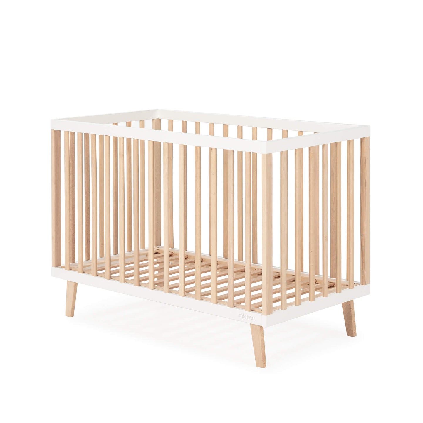 Micuna - MENCIA COT 120X60 WHITE  WOOD