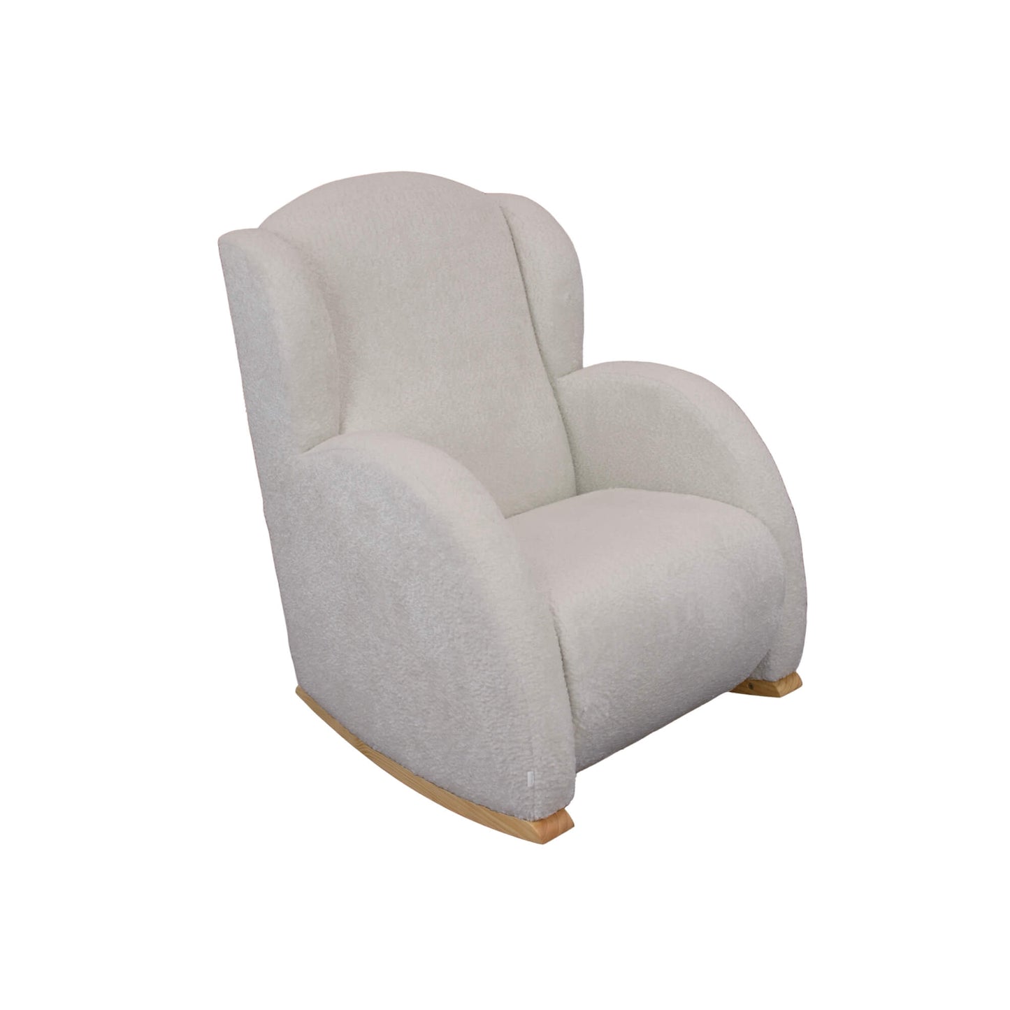 MICUNA - ROCKING NURSING CHAIR FLOR WHITE/SHEEP GREY