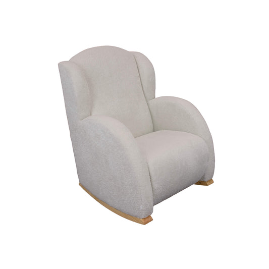 MICUNA - ROCKING NURSING CHAIR FLOR WHITE/SHEEP GREY