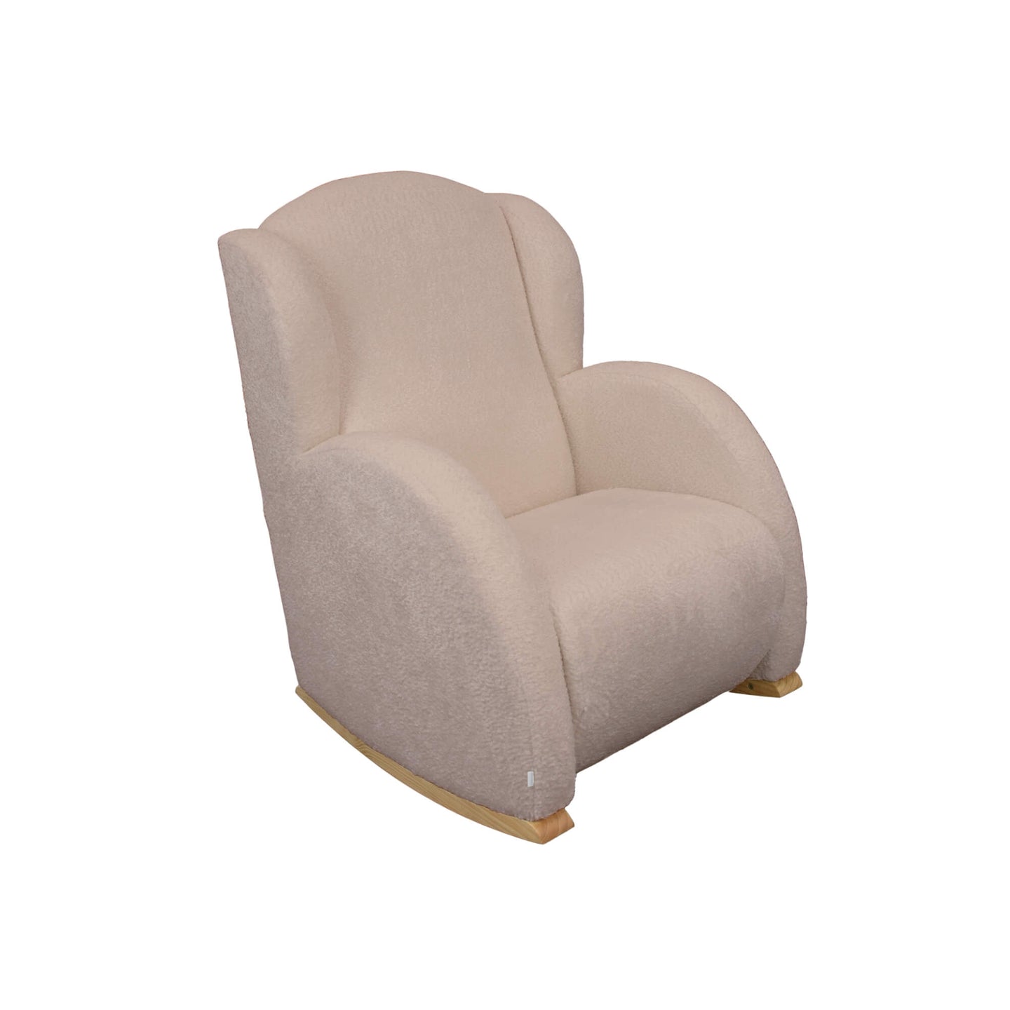 MICUNA - ROCKING NURSING CHAIR FLOR WHITE/SHEEP TAUPE