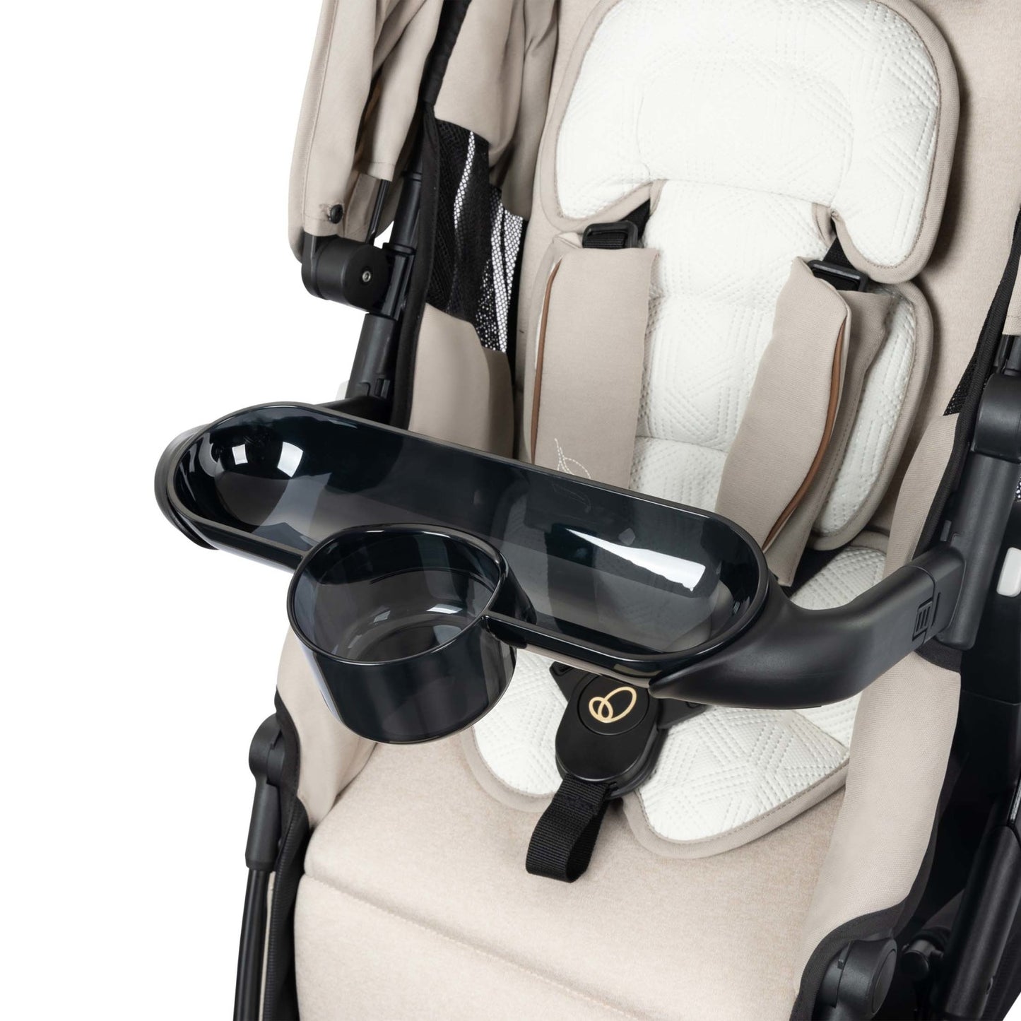 Evenflo - Shyft Intuiti+ Travel System featuring Revolve180 LiteMax NXT with SensorySoothe - Champagne