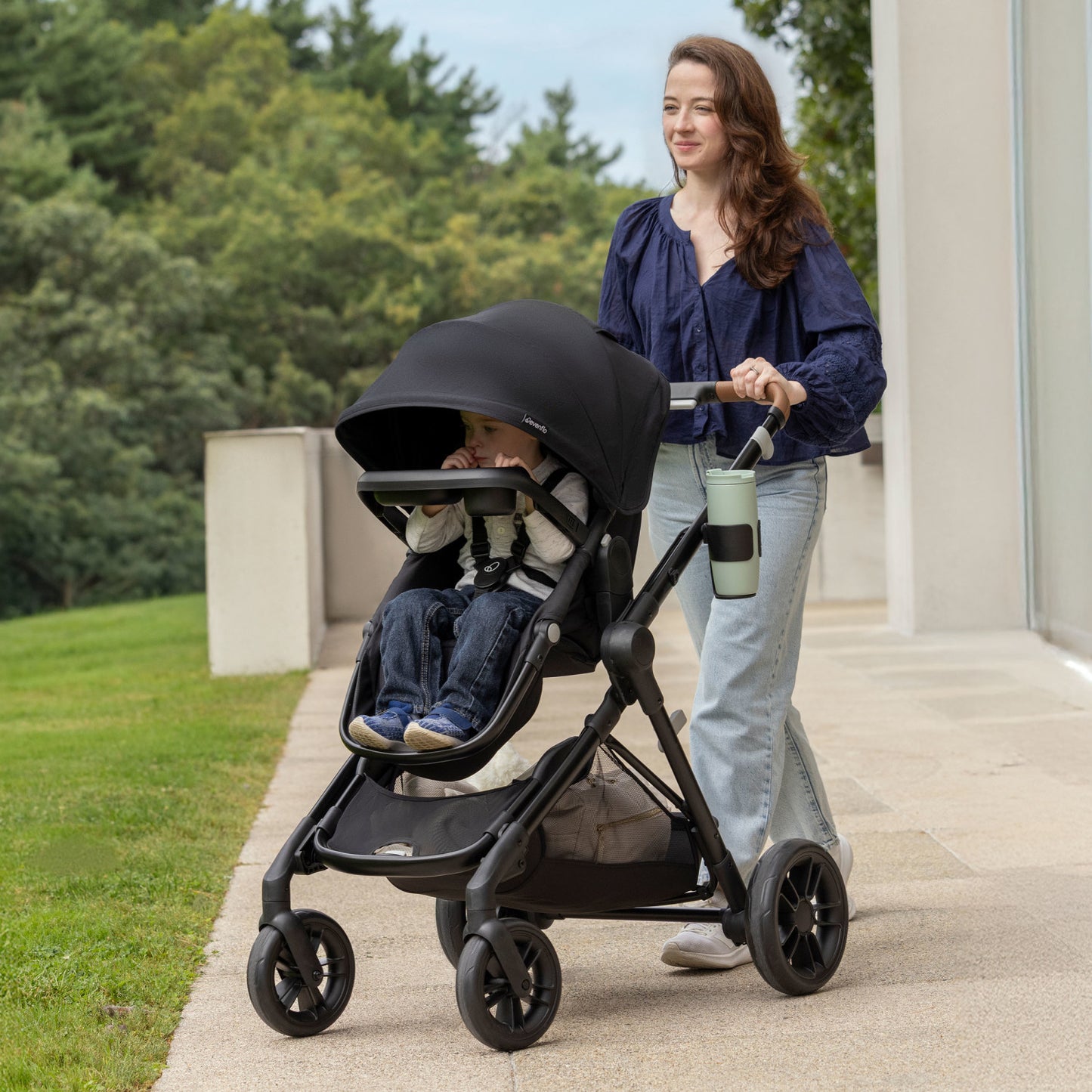 Evenflo - Pivot Xpand NXT Standalone Stroller - Coal Black