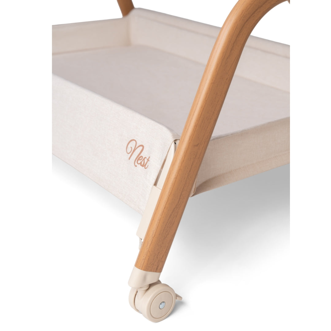 Jikel - Nest Co-sleeper Bedside Crib - Soft Beige