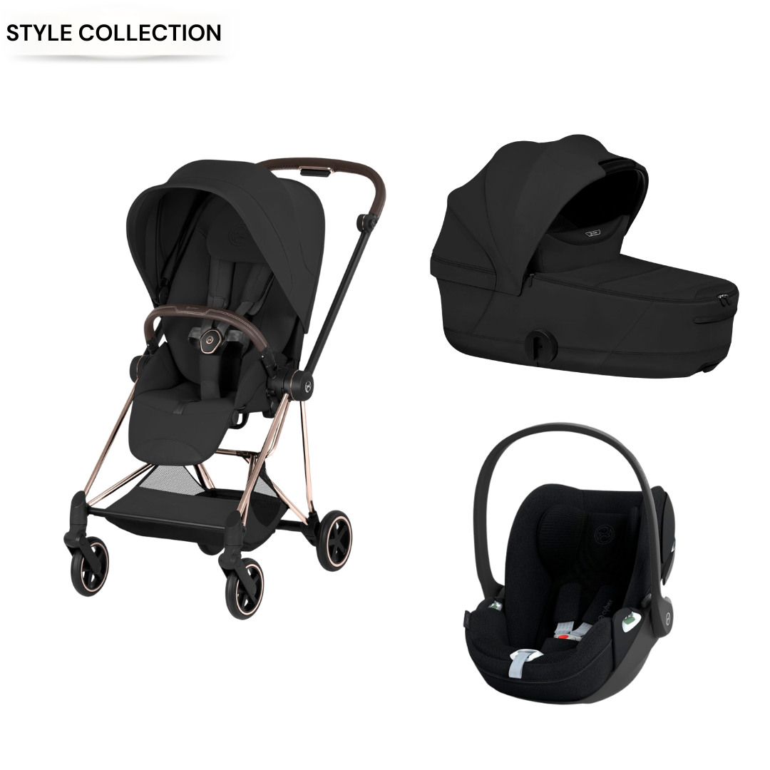 Cybex - Mios Sepia Black 3 Pcs Bundle - Style Collection