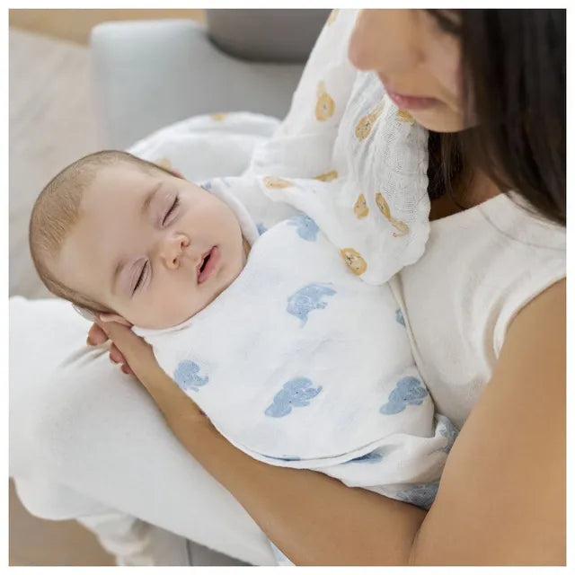 Aden + Anais - Large Swaddles - 4 Pack - Organic Cotton Muslin - Animal Kingdom