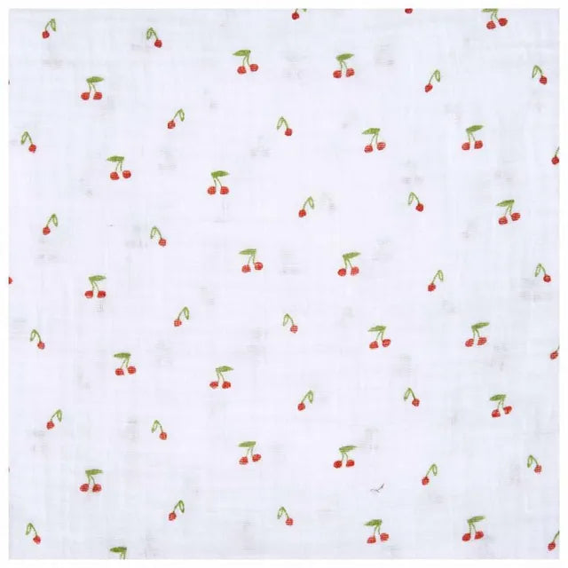 Aden + Anais - Organic Cotton Muslin Swaddles - Fresh Fruit - 4 Pcs - Large