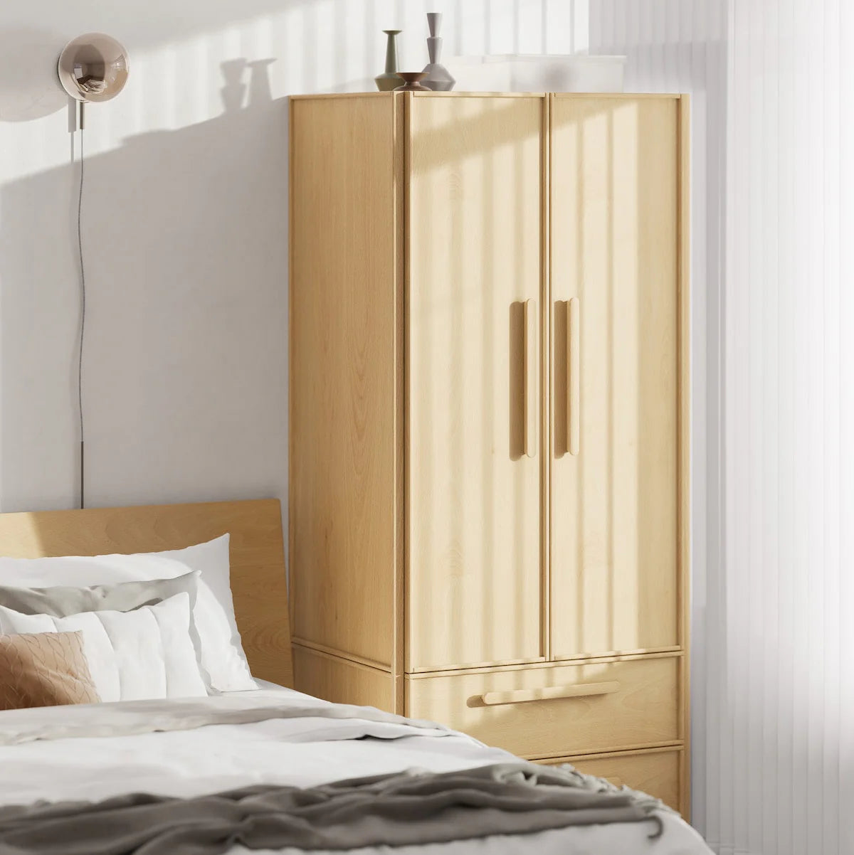 Boori - Living Casa 2 Door Wardrobe With 2 Drawers