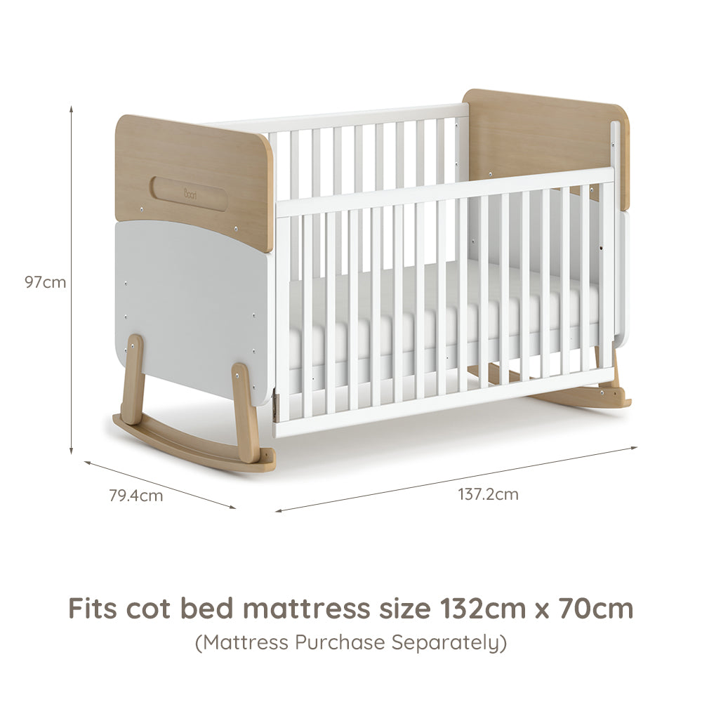 Boori - Neat 5 in 1 Cot_Cherry and Almond