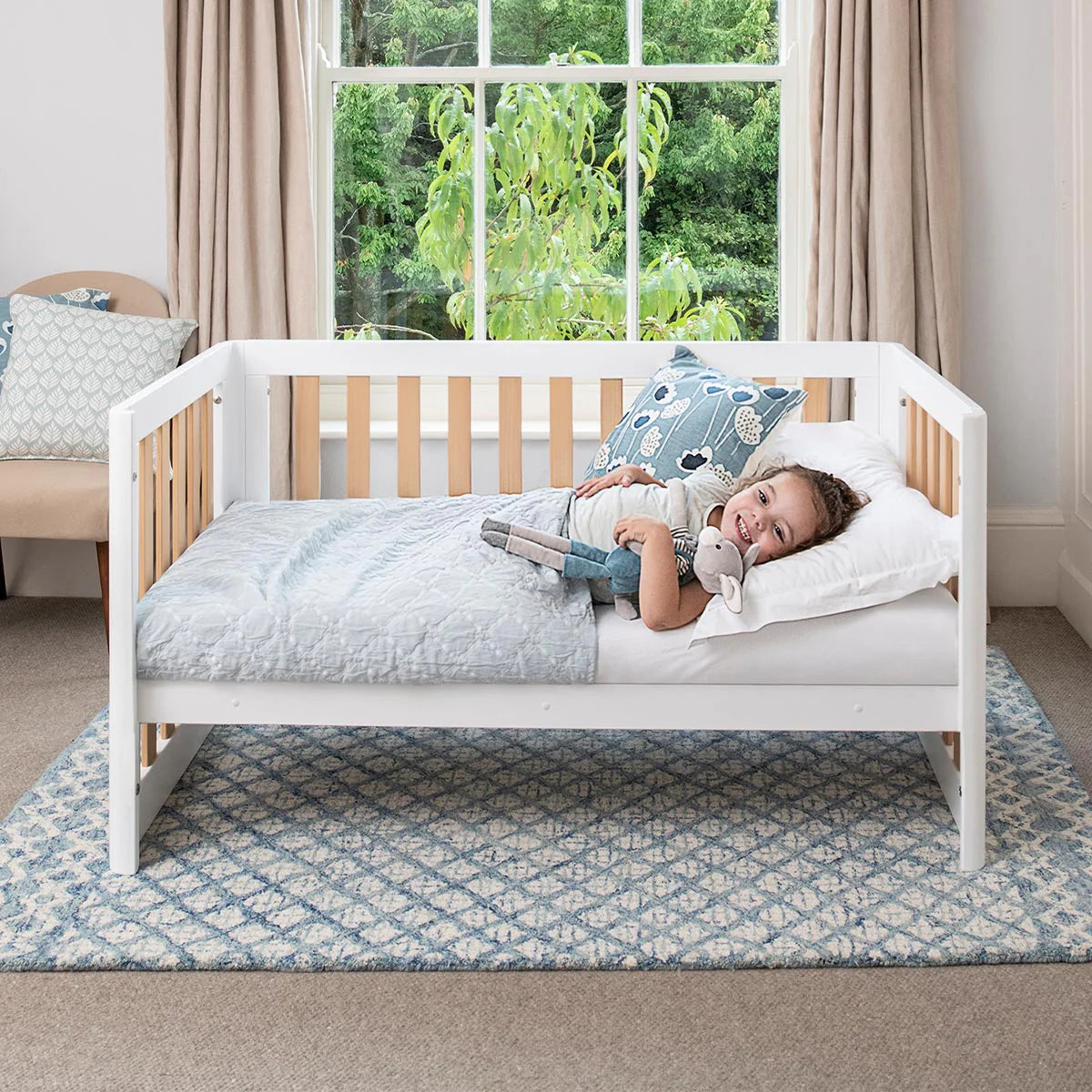 Boori - Turin Cot Bed_ Barley White and Almond