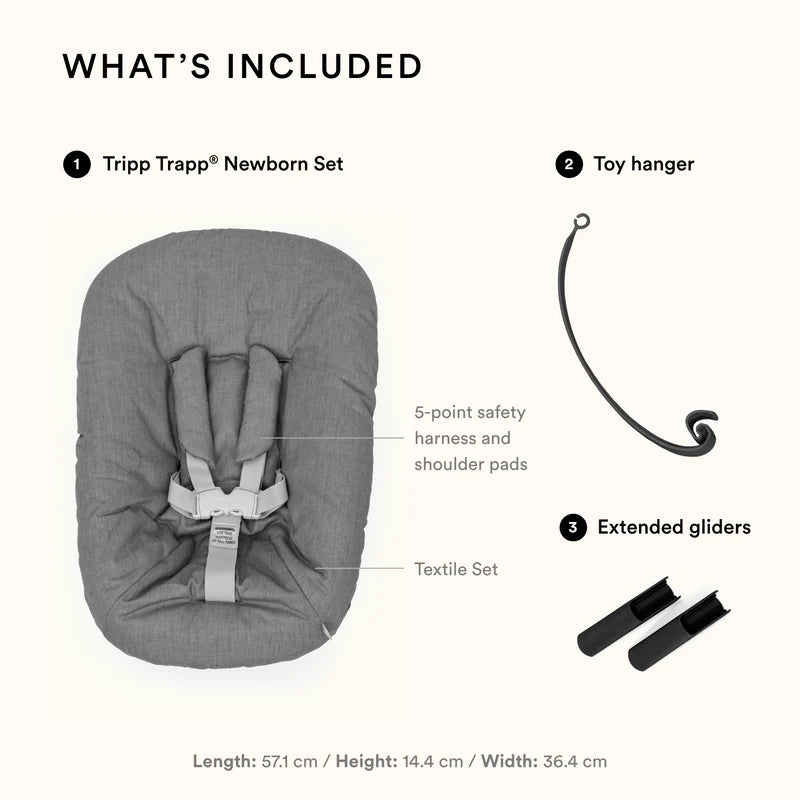 Stokke - Tripp Trapp Newborn Set Anthracite