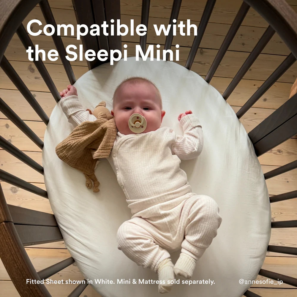 Stokke - Mini Fitted Sheet Flower Ecru