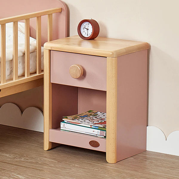 Boori Avalon Bedside Table Blueberry and Almond Jikel House