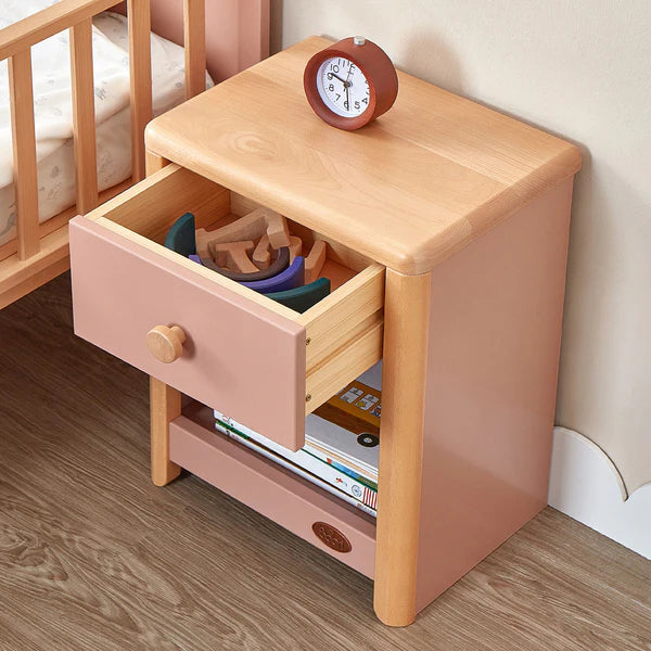 Boori - Avalon Bedside Table - Blueberry and Almond