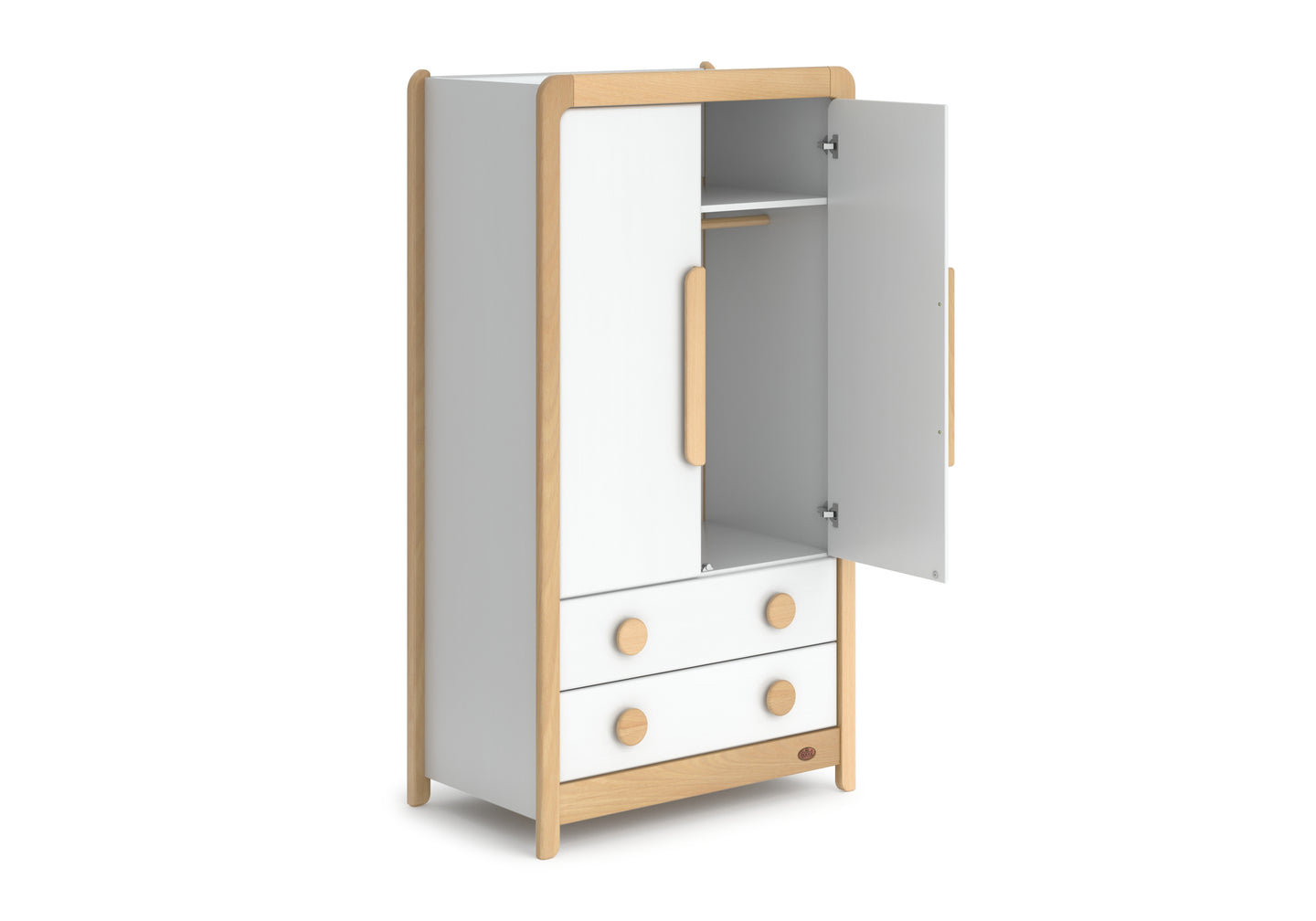 Boori - Byron Wardrobe_Barley White and Beech
