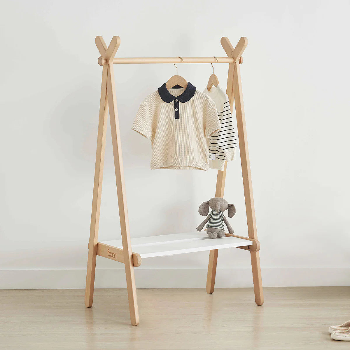 Boori - Forest Clothing Rack - Barley White and Beech