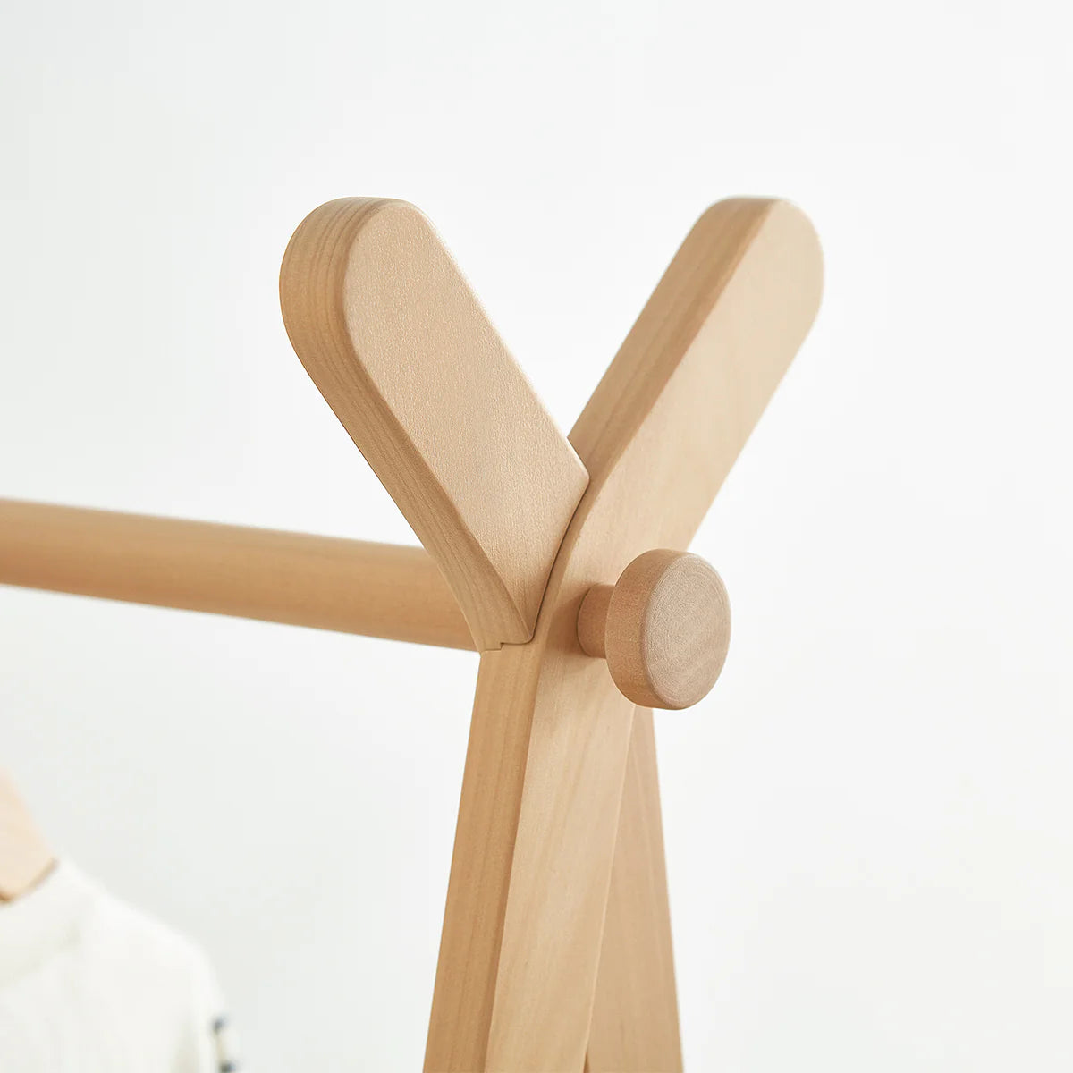 Boori - Forest Clothing Rack - Barley White and Beech