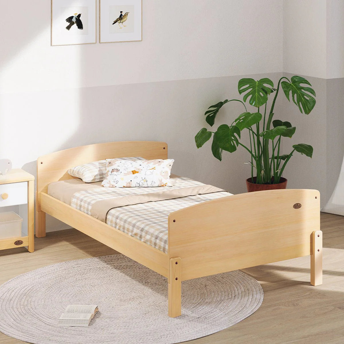 Boori - Kids Matilda Single Floor Bed_Almond