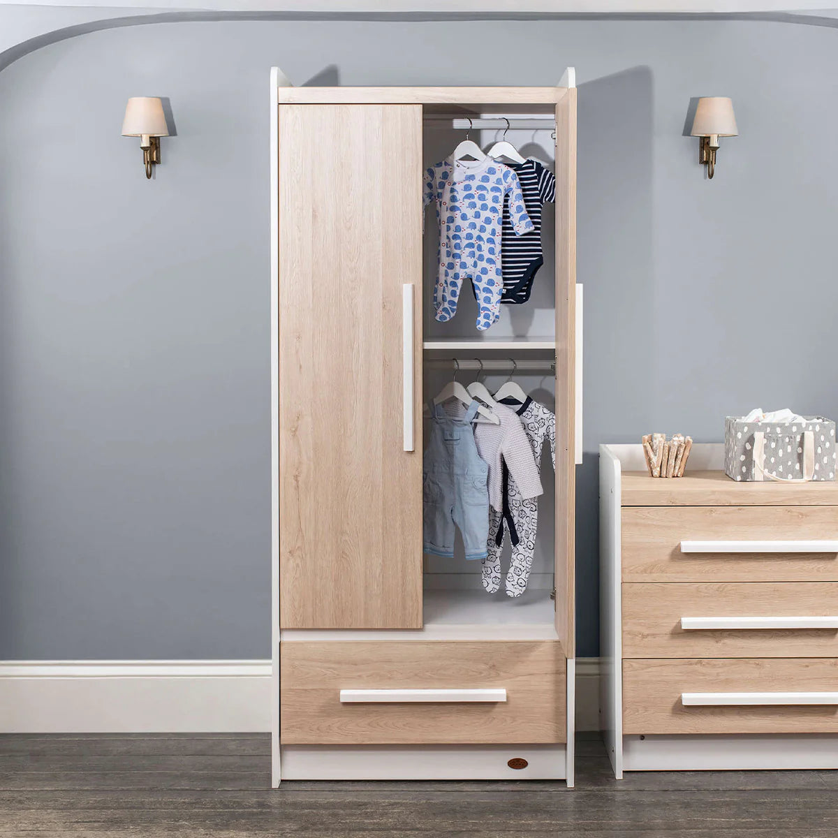 Boori - Neat 2 Door Wardrobe_Barley White
