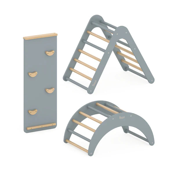 Boori - Tidy Climbing 3 Pieces Set -  Blueberry and Almond