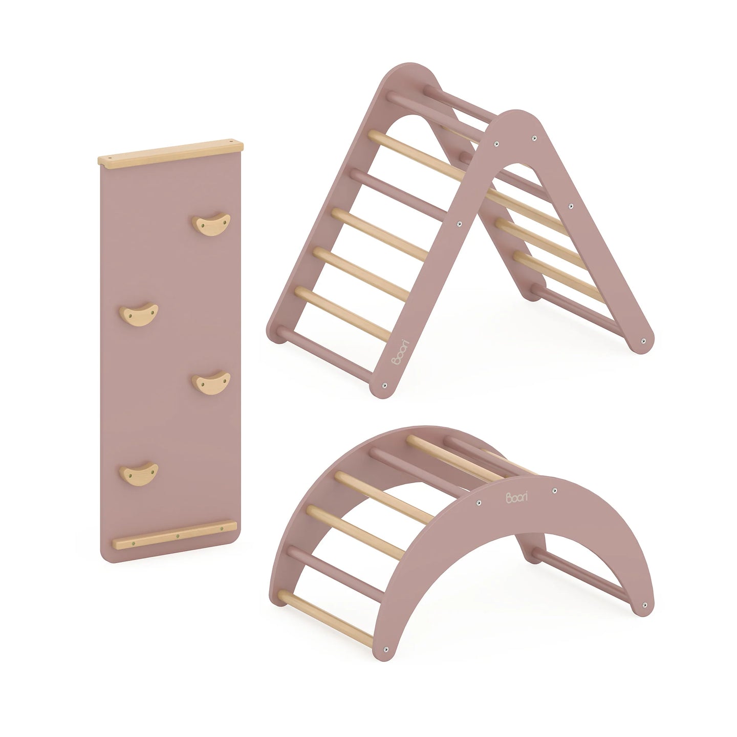 Boori - Tidy Climbing 3 Pieces Set -  Cherry and Almond
