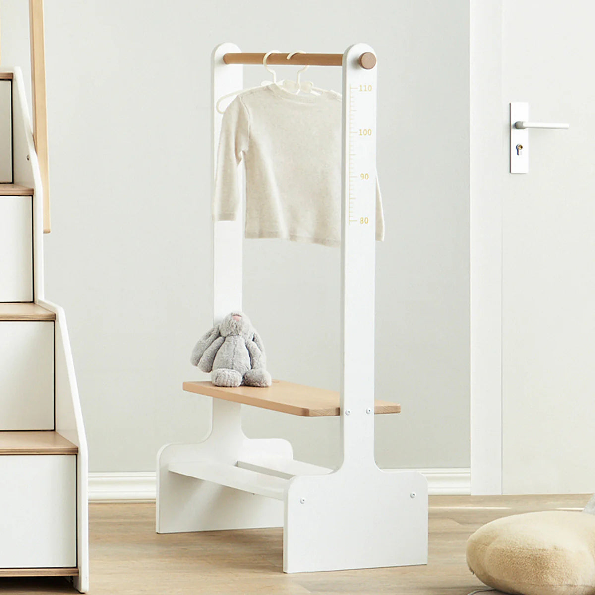 Boori - Tidy Clothing Rack - Barley White and Beech