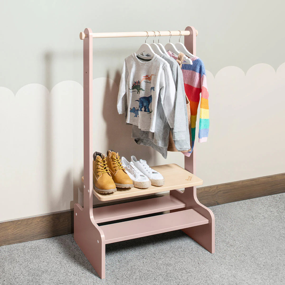 Boori - Tidy Clothing Rack - Cherry and Beech