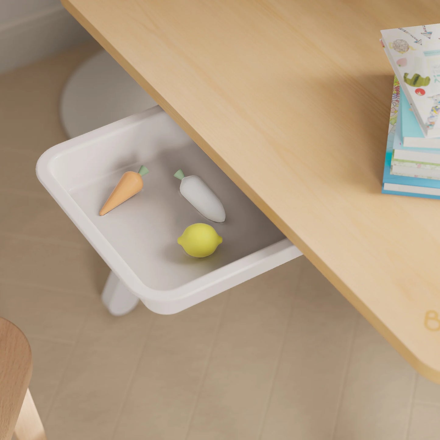 Boori - Kids Tidy Learn Table - Barley and Almond