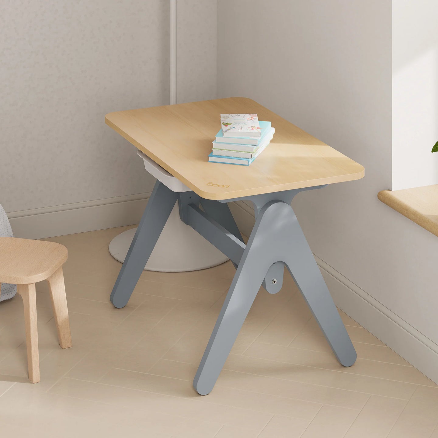 Boori - Kids Tidy Learn Table - Cherry & Almond