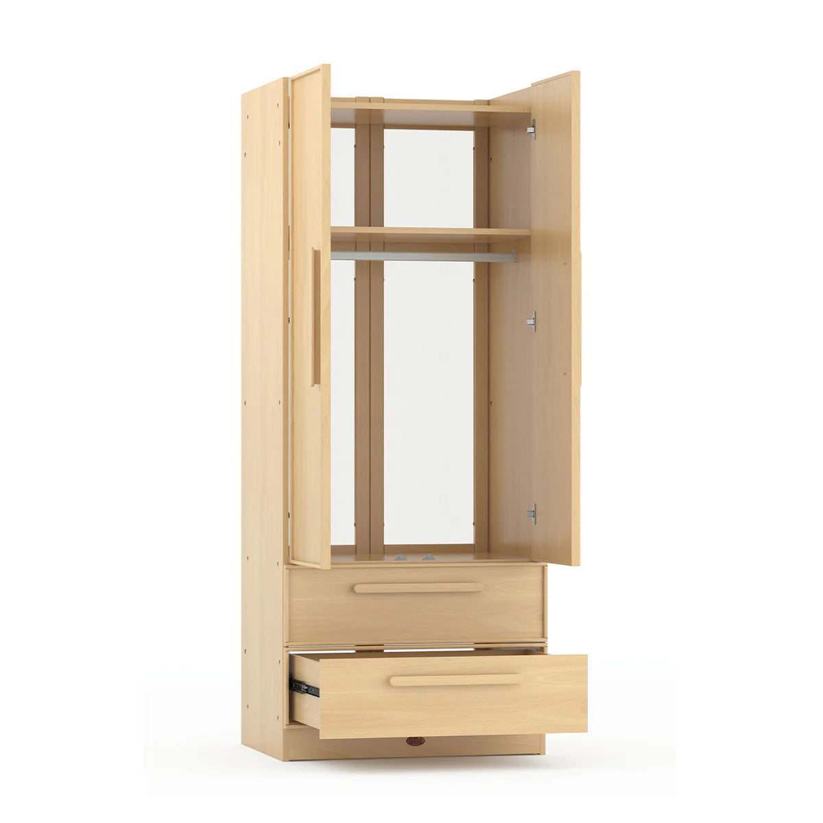 Boori - Living Casa 2 Door Wardrobe With 2 Drawers