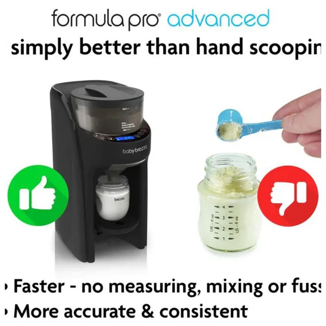 Baby Brezza - Formula Pro Advanced Formula Dispenser Machine - Black