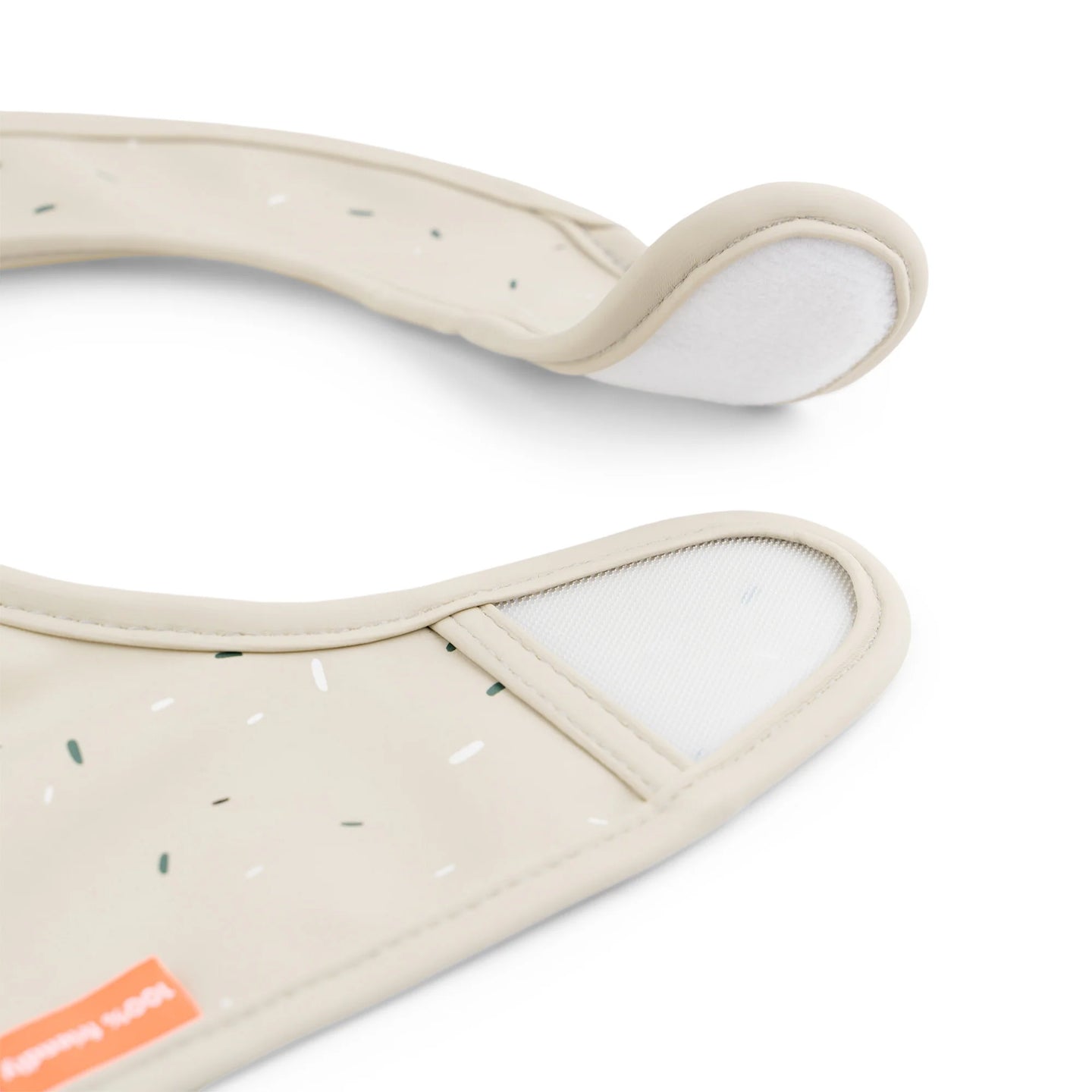 Done By Deer - Bib w/velcro 2-pack Lalee Sand