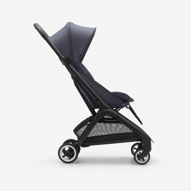 Bugaboo - Butterfly Complete Travel Stroller - Black/Stormy Blue