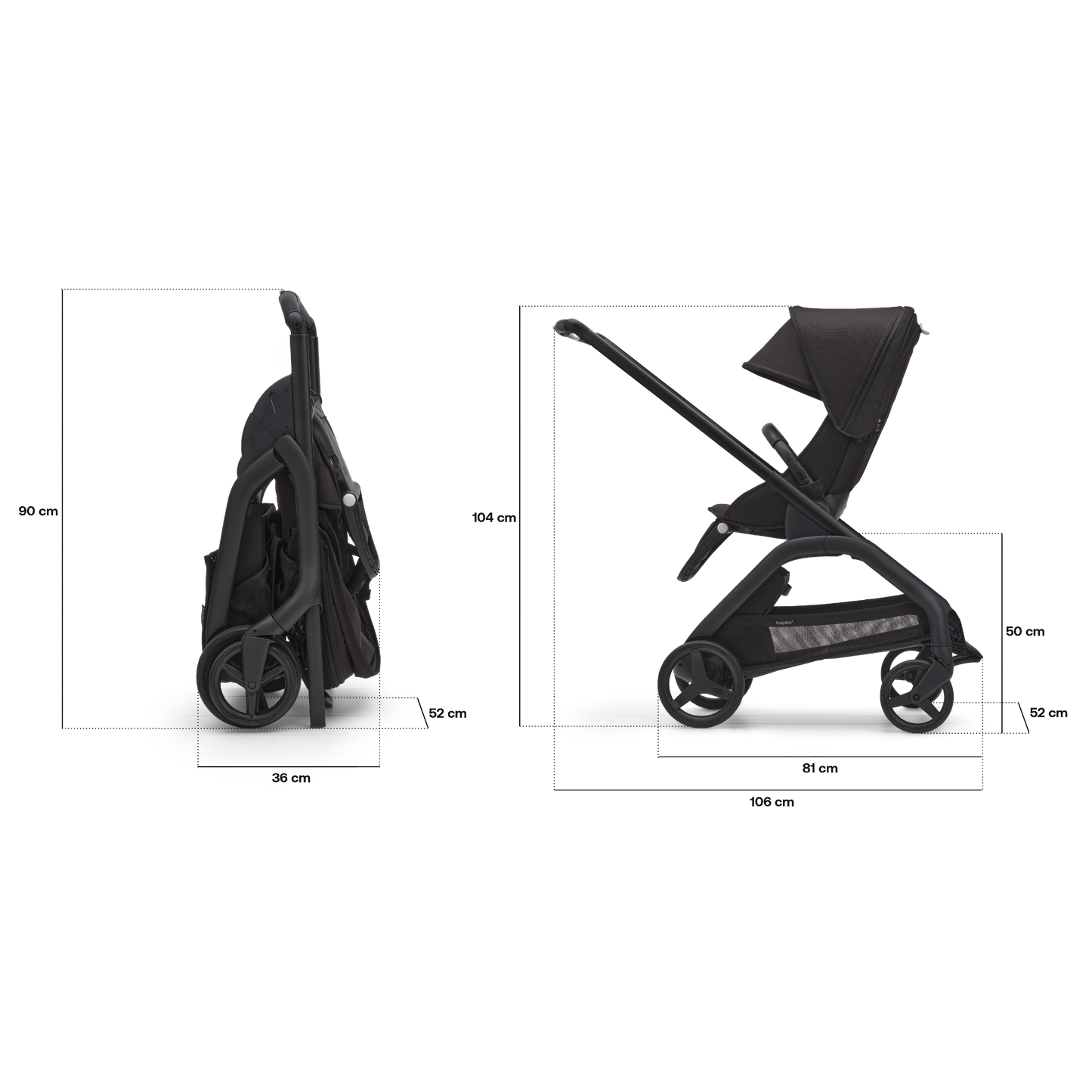 Bugaboo - Dragonfly Stroller - Desert Taupe