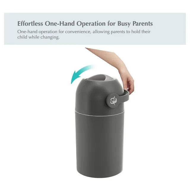 Bumble & Bird - Odourless Diaper Pail - Anthracite