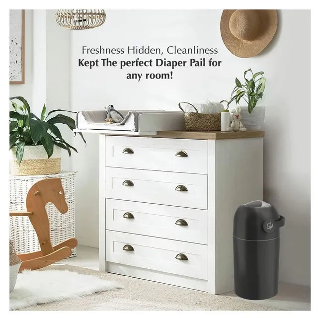 Bumble & Bird - Odourless Diaper Pail - Anthracite
