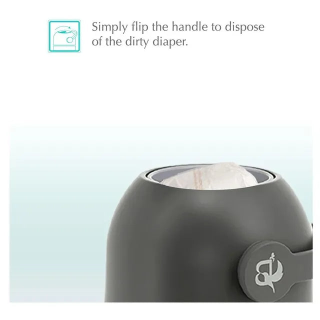 Bumble & Bird - Odourless Diaper Pail - Anthracite