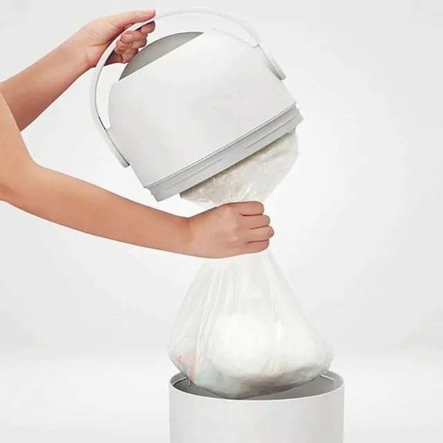 Bumble & Bird - Odourless Diaper Pail - White