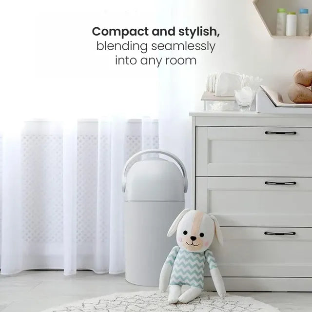 Bumble & Bird - Odourless Diaper Pail - White