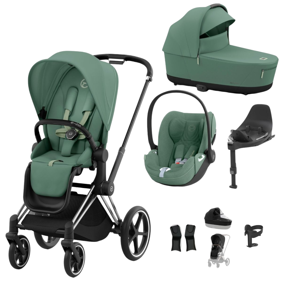Cybex - Priam Travel System with Cloud T plus - Leaf Green