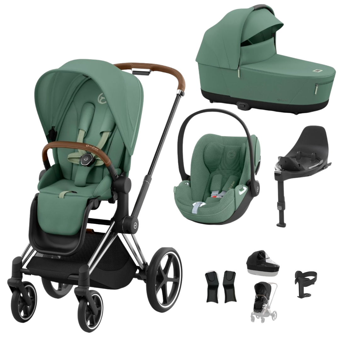 Cybex - Priam Travel System with Cloud T plus - Leaf Green