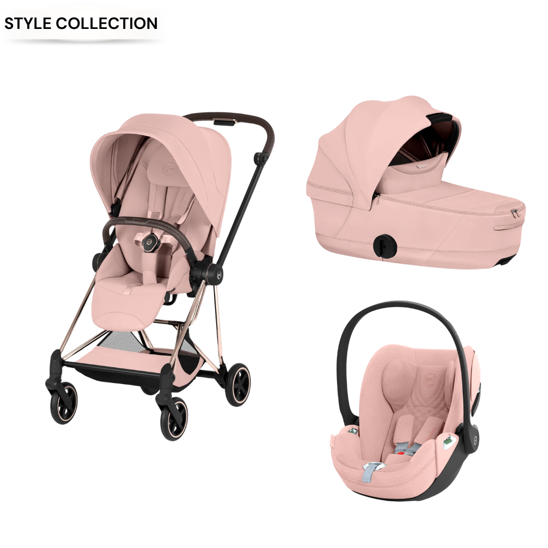 Cybex - Mios Peach Pink 3 Pcs Bundle - Style Collection