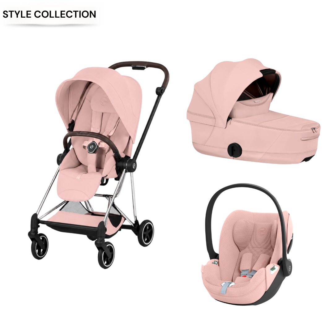 Cybex - Mios Peach Pink 3 Pcs Bundle - Style Collection