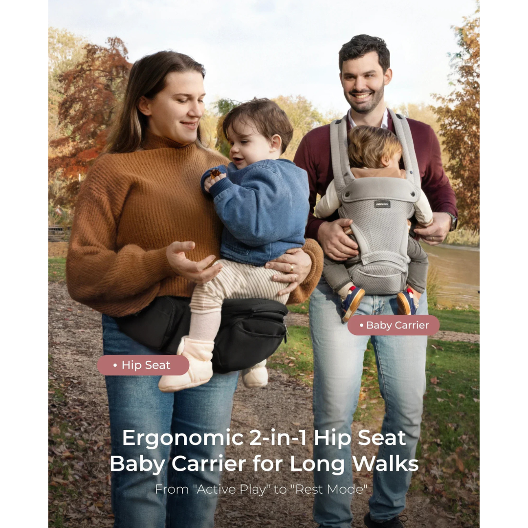 Momcozy - Carrier Hip Seat Grey