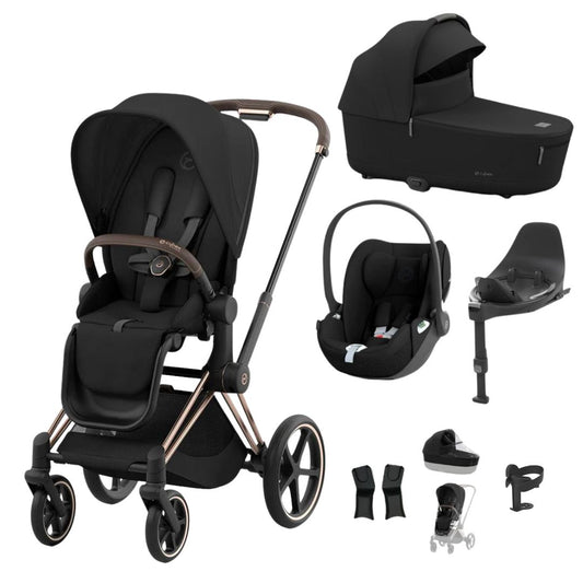 Cybex - Priam Travel System with Cloud T plus - Sepia Black